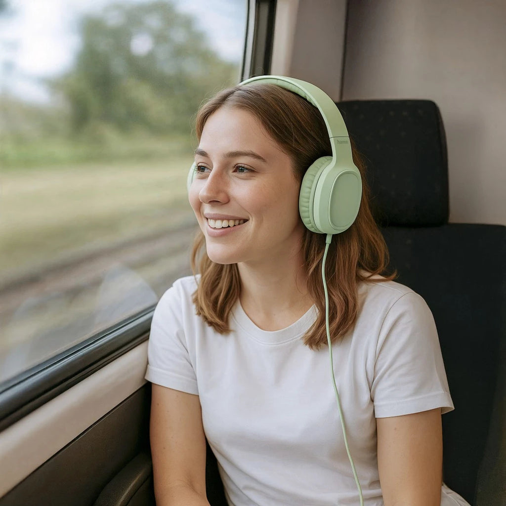 Hama Fun C Casque Avec fil Arceau Appels/Musique USB Type-C Vert