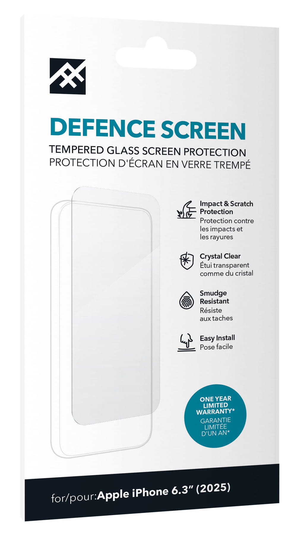 ZAGG 300119267 écran et protection arrière de téléphones portables Protection d'écran transparent Apple 1 pièce(s)
