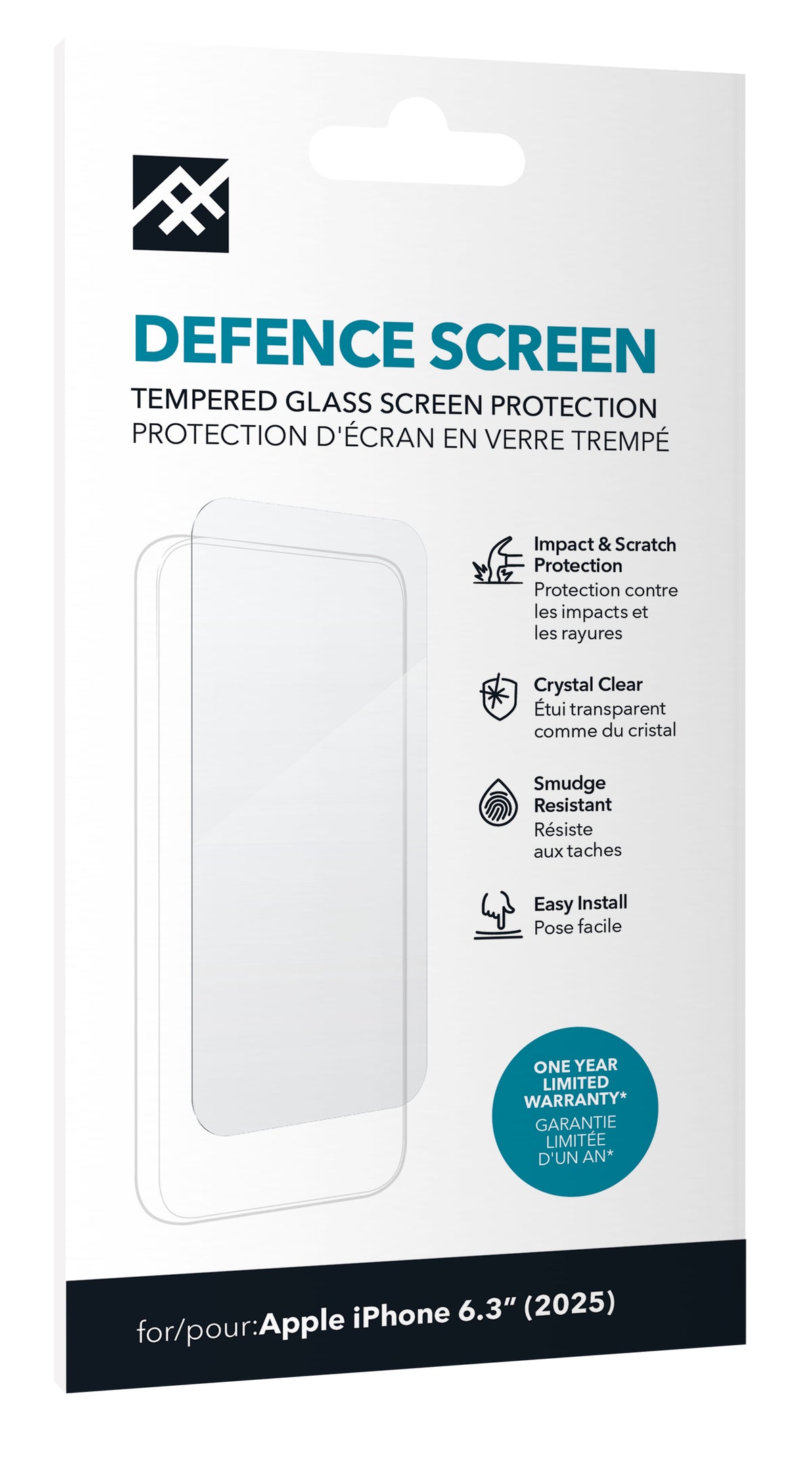 ZAGG 300119267 écran et protection arrière de téléphones portables Protection d'écran transparent Apple 1 pièce(s)