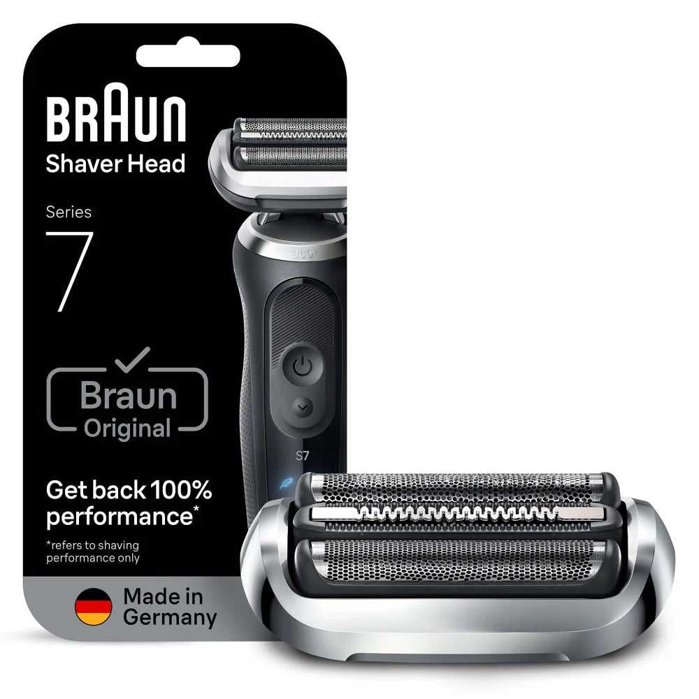 Tête de Rasage pour Braun Series 7 74 S, Noir, Acier Inoxydable