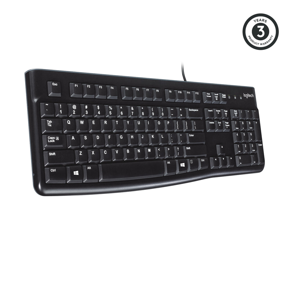 Logitech K120 Clavier Filaire, Disposition Belgique