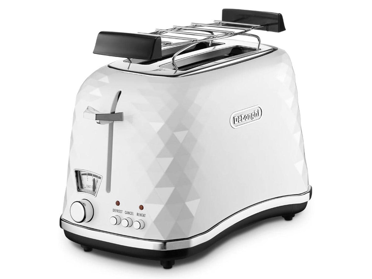 De’Longhi CTJ 2103.W grille-pain 2 part(s) 900 W Noir, Blanc