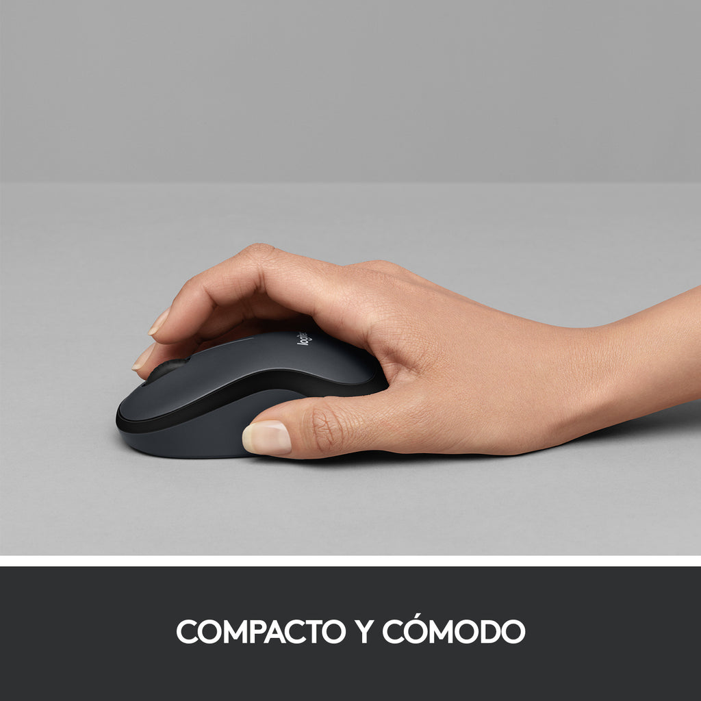 Logitech M220 Souris Optique Sans Fil Silencieuse, Noir