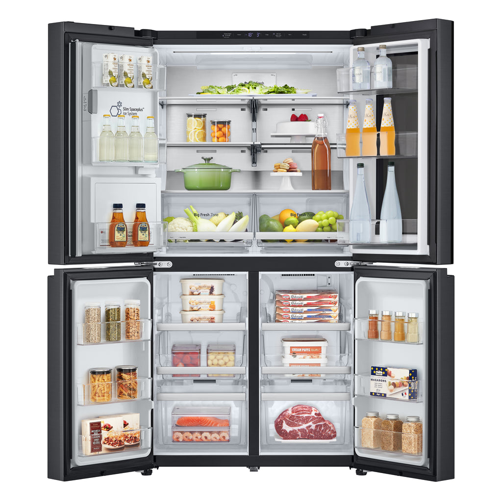 LG InstaView GMG960EVJE frigo américain Pose libre 638 L Noir