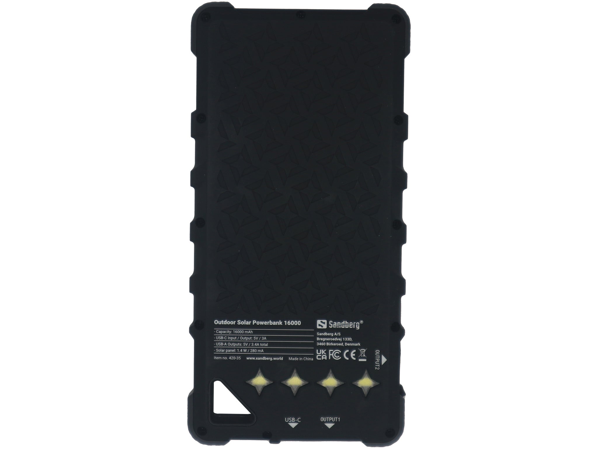 Sandberg Outdoor Solar Powerbank 16000