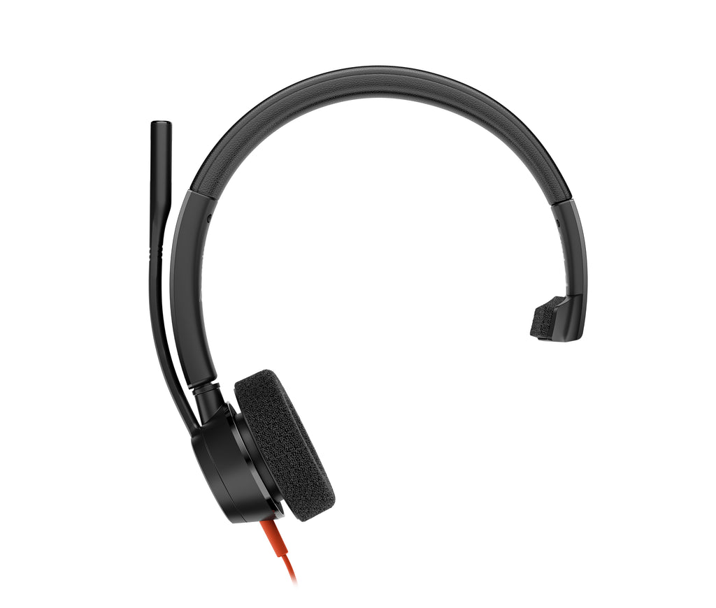 HP Poly Micro-casque Poly Blackwire 3315 monaural USB-C + connexion 3,5 mm + adaptateur USB-C/A