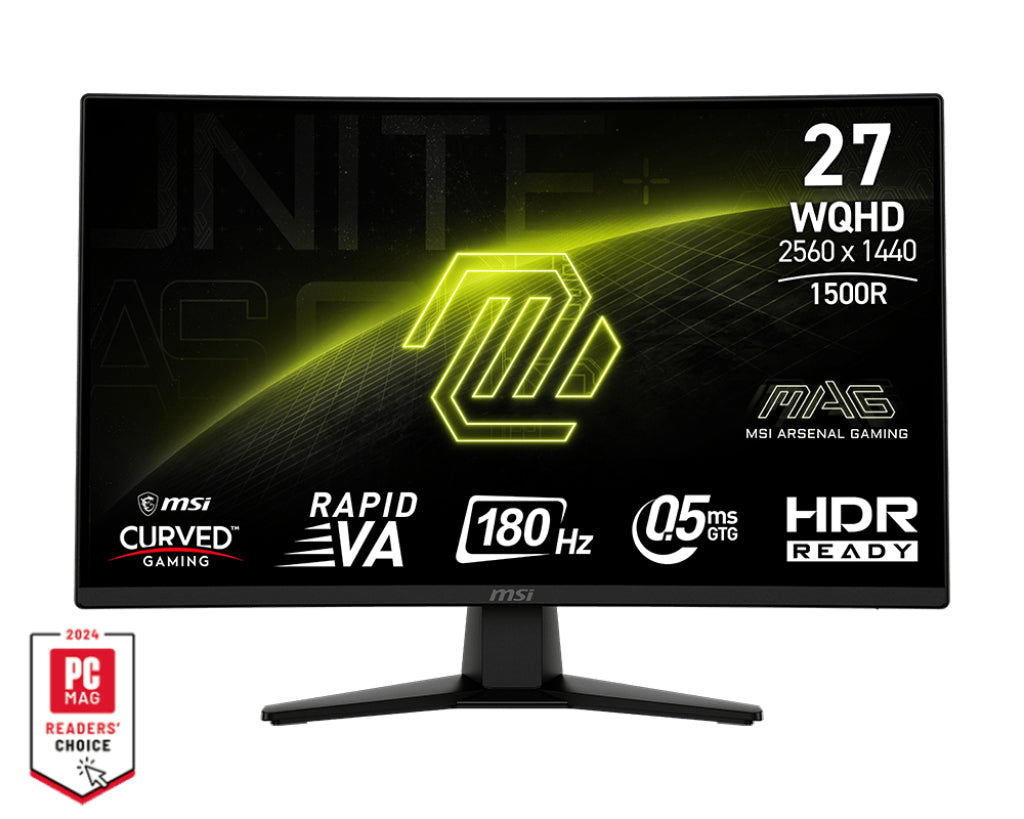 MSI MAG 274CQFDE Écran PC 27" Wide Quad HD 2560 x 1440 pixels Noir