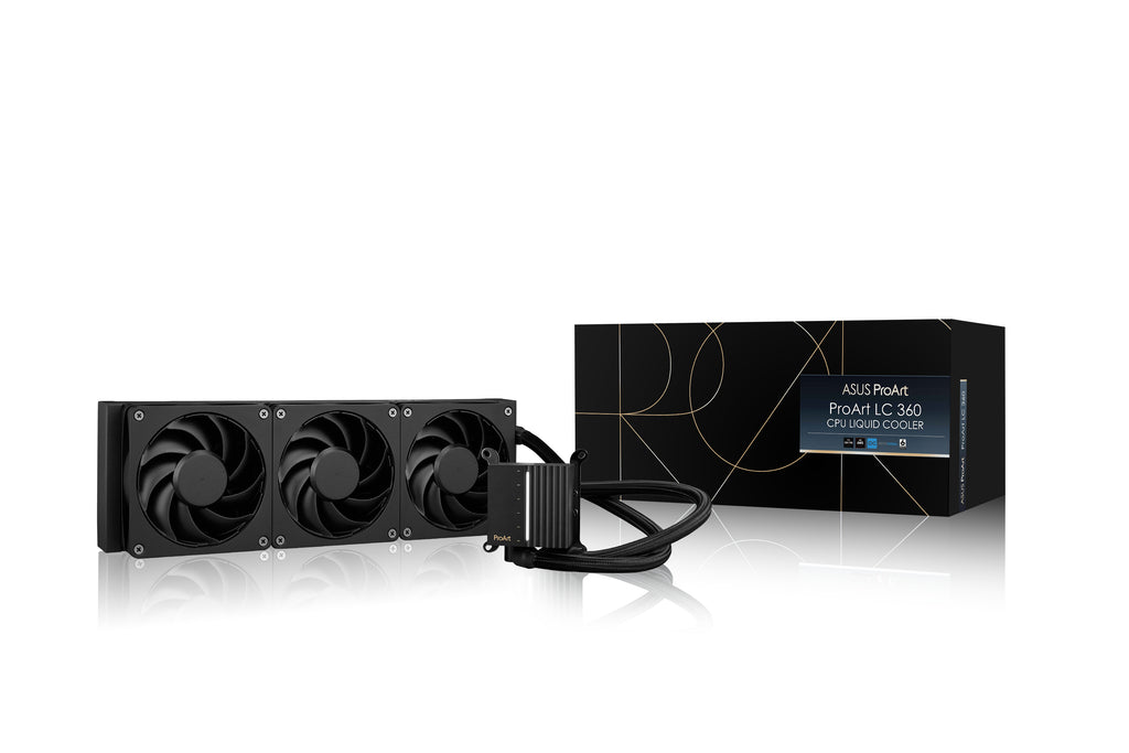 ASUS ProArt LC 360 Kit de Refroidissement Liquide pour Processeur, Ventilateurs 12 cm, Noir