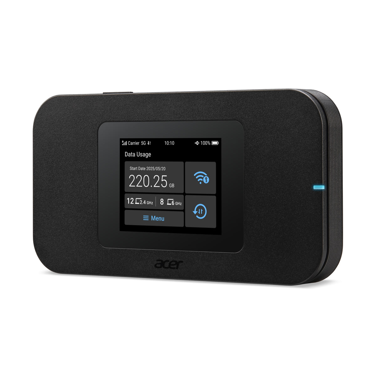 Acer Connect Enduro M4D routeur sans fil Bi-bande (2,4 GHz / 5 GHz) 5G Noir