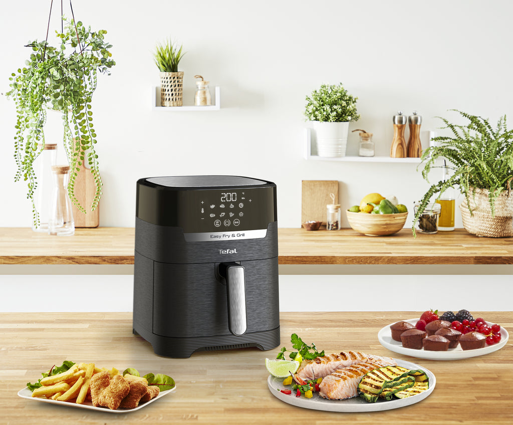Tefal Easy Fry & Grill EY5058 Friteuse à Air Chaud 4,2 L 1550 W, Noir