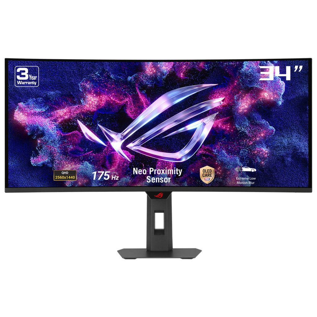 ASUS ROG Strix OLED XG34WCDG écran plat de PC 86,4 cm (34") 3440 x 1440 pixels UltraWide Quad HD QD-OLED Noir