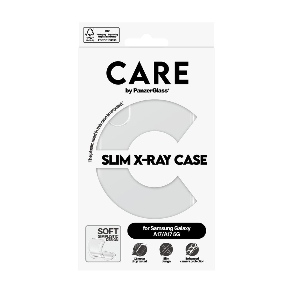 PanzerGlass PanzerGlass CARE™ by ® X-Ray Case Samsung Galaxy M17 5G | A17 4G | A17 5G coque de protection pour téléphones portables Housse Transparent
