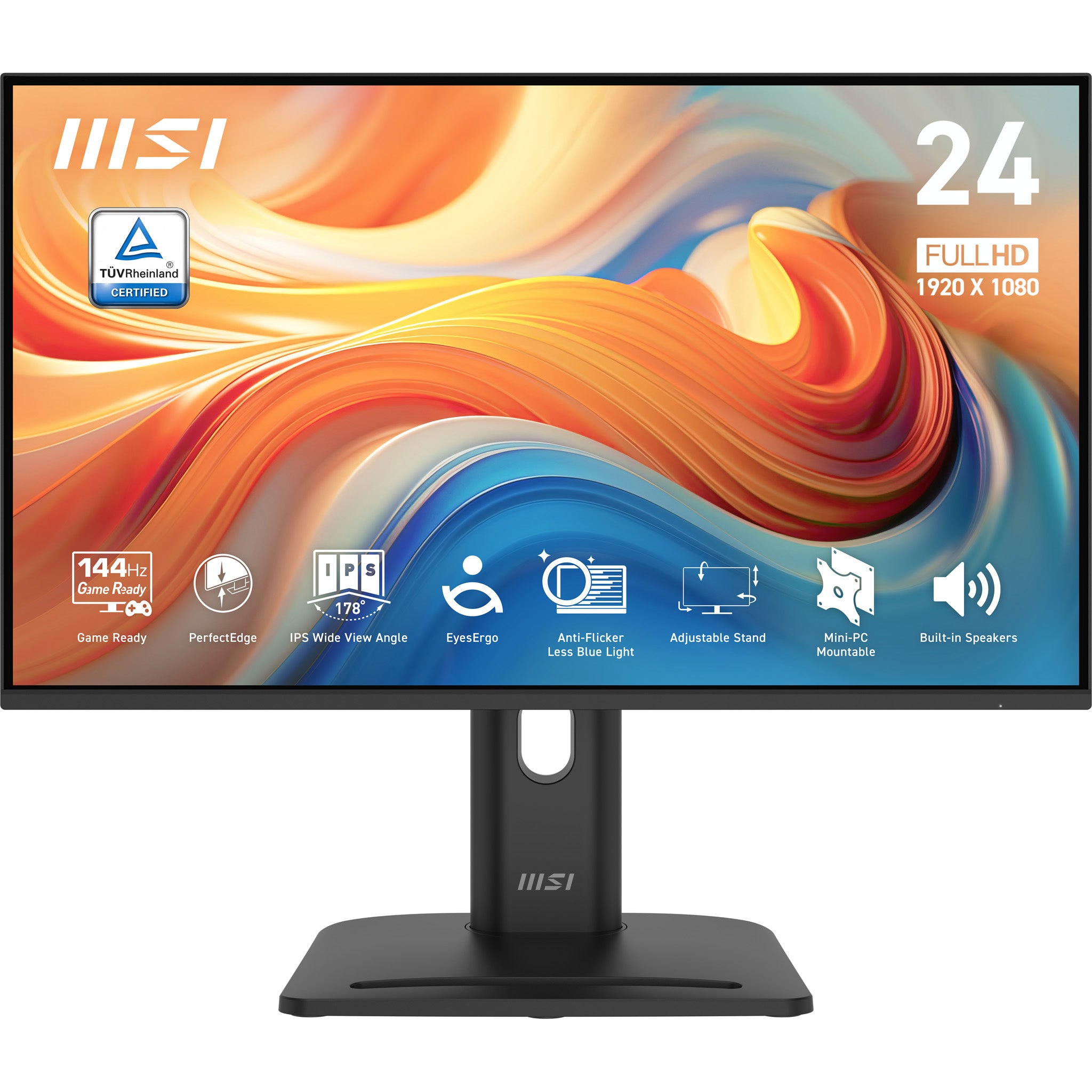 MSI Pro MP245PG E14 écran plat de PC 60,5 cm (23.8") 1920 x 1080 pixels Full HD LCD Noir