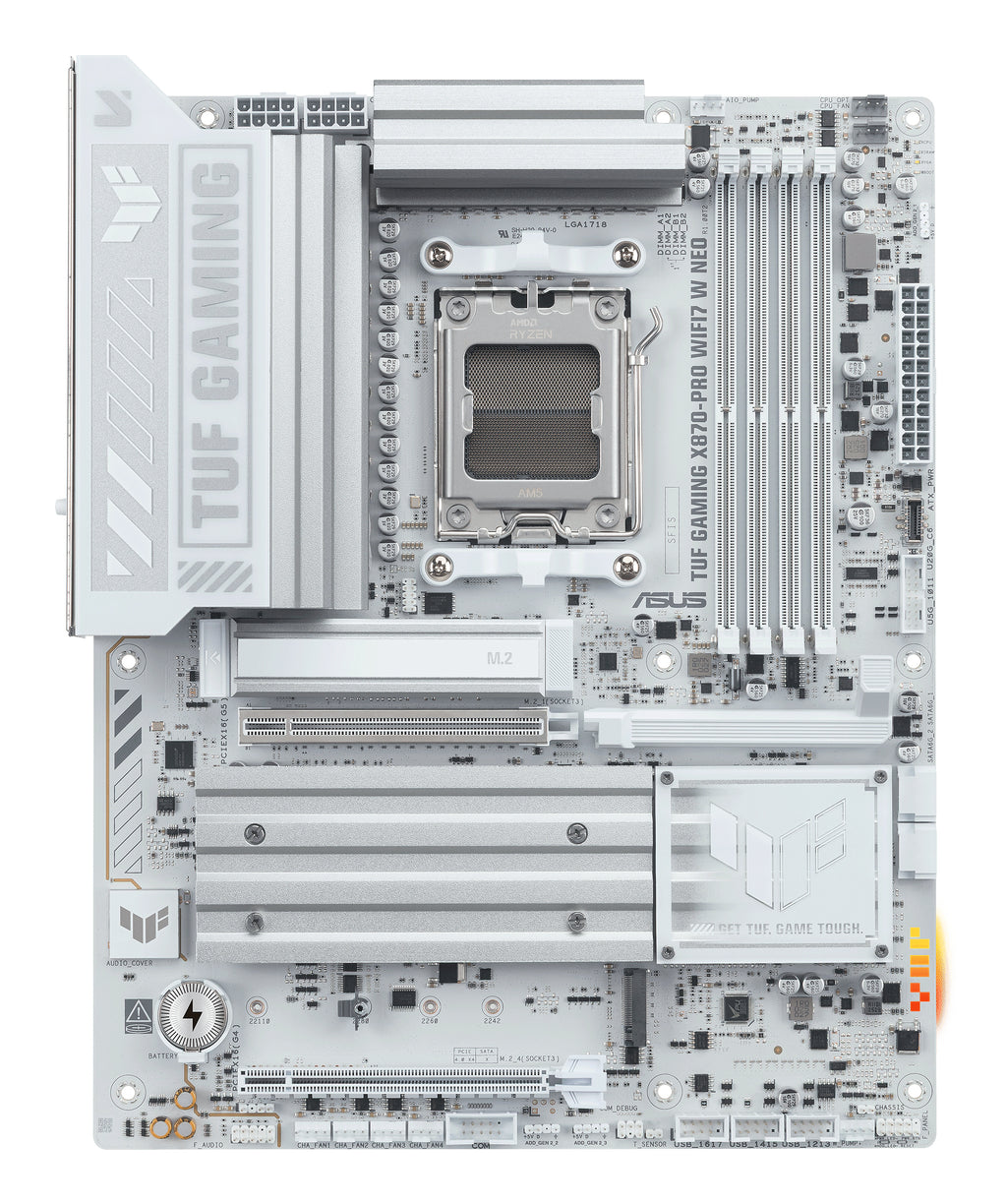 ASUS TUF GAMING X870-PRO WIFI7 W NEO Carte Mère AMD X870 Socket AM5 ATX
