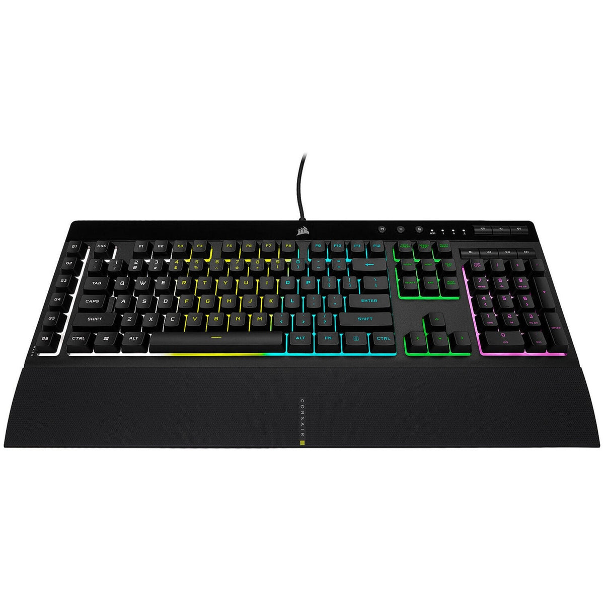 Corsair Clavier gaming K55 RGB Pro - CH-9226765-FR - Noir