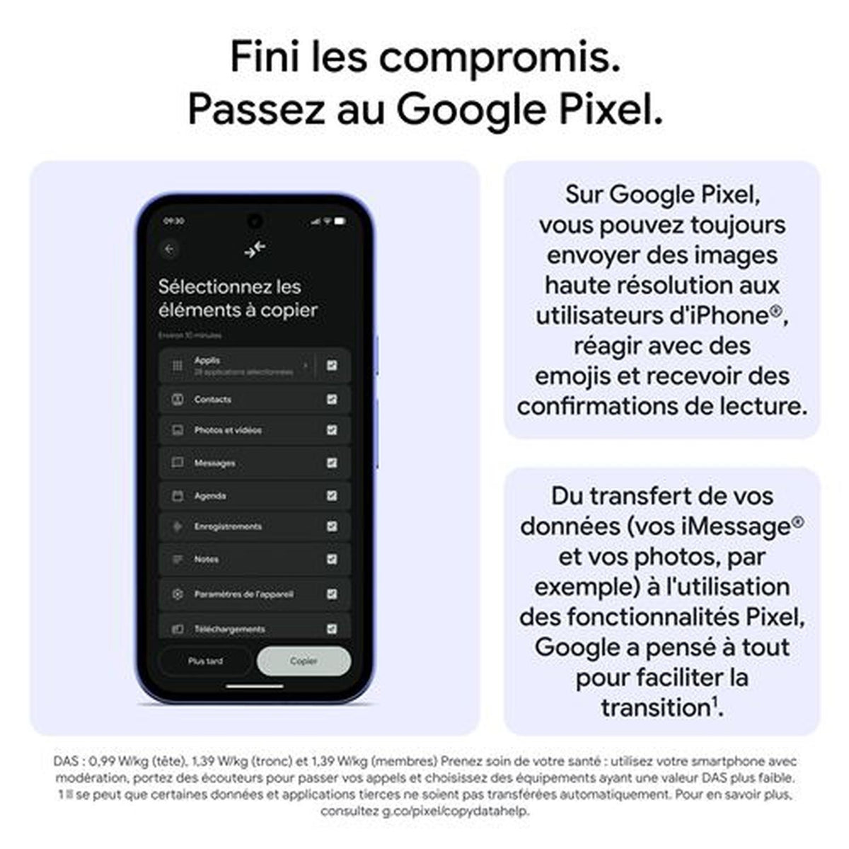 Google Smartphone Pixel 10a 128 Go Noir Volcanique