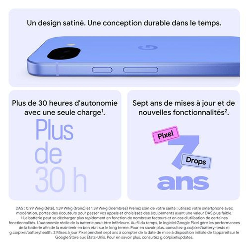 Google Smartphone Pixel 10a 128 Go Noir Volcanique