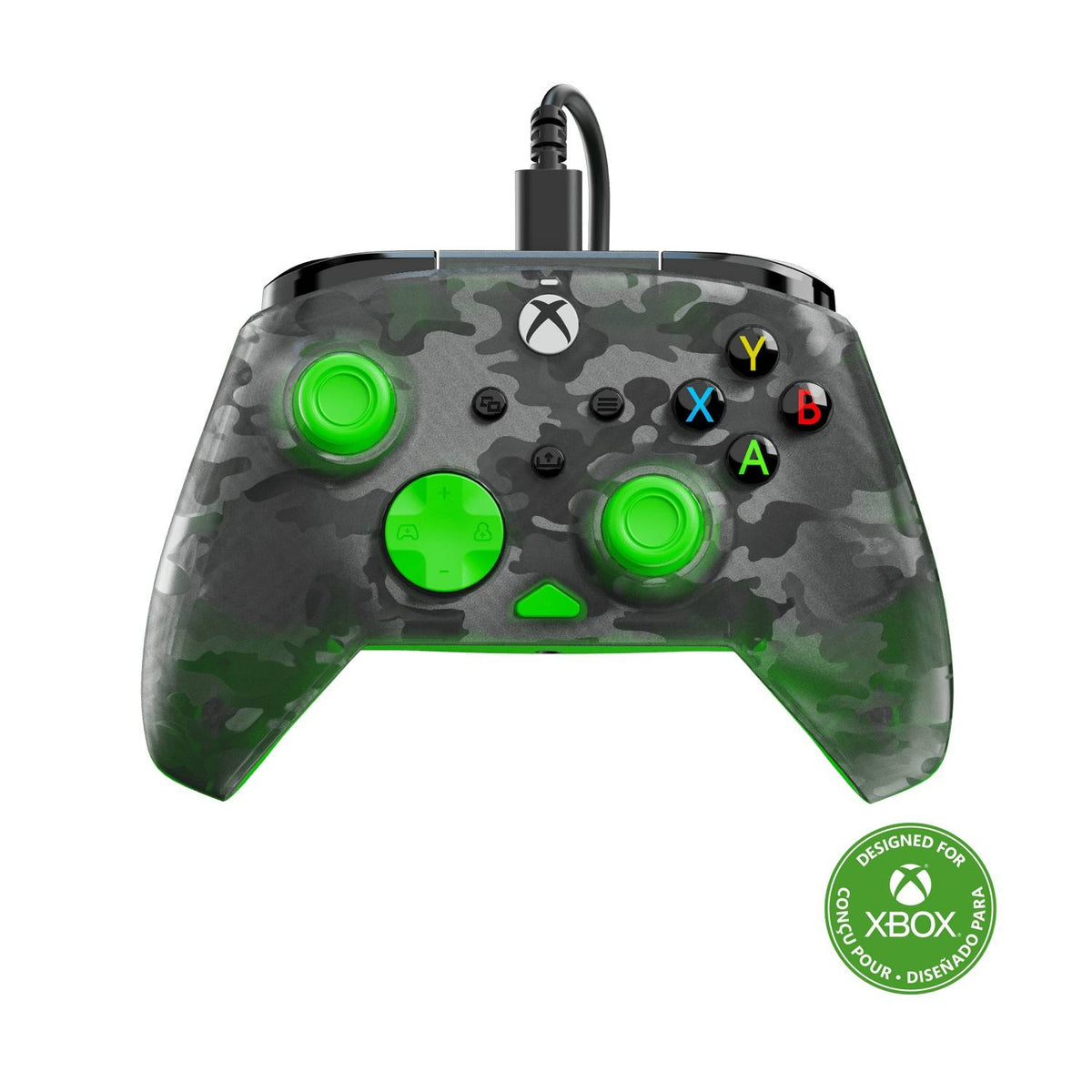 Turtle Beach Manette filaire Rematch Core Black Camo/Green pour Xbox