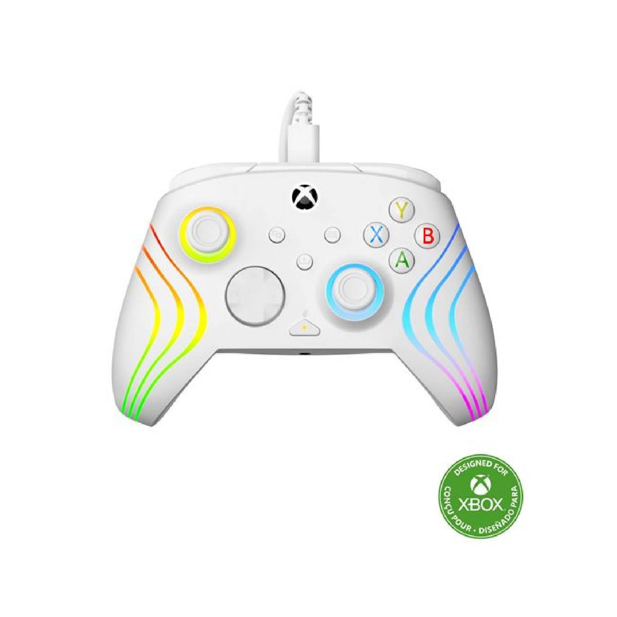 Turtle Beach Manette filaire Afterglow Wave blanc pour Xbox