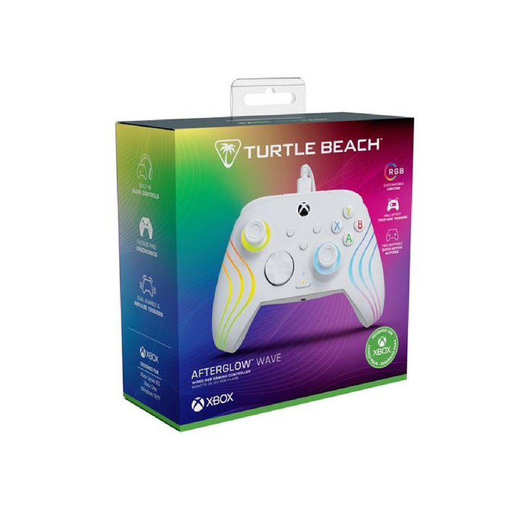 Turtle Beach Manette filaire Afterglow Wave blanc pour Xbox