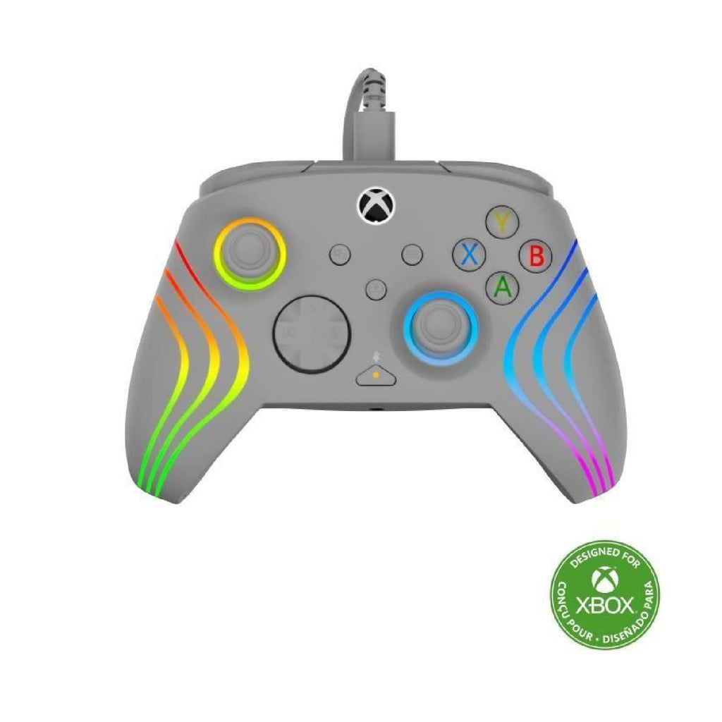 Turtle Beach Manette filaire Afterglow Wave gris pour Xbox