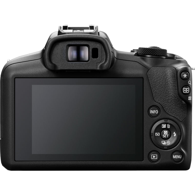 Canon EOS R100 avec Objectifs RF-S 18-45mm F4.5-6.3 IS STM et RF 75-300mm F4-5.6, MILC 24,1 MP CMOS, Noir