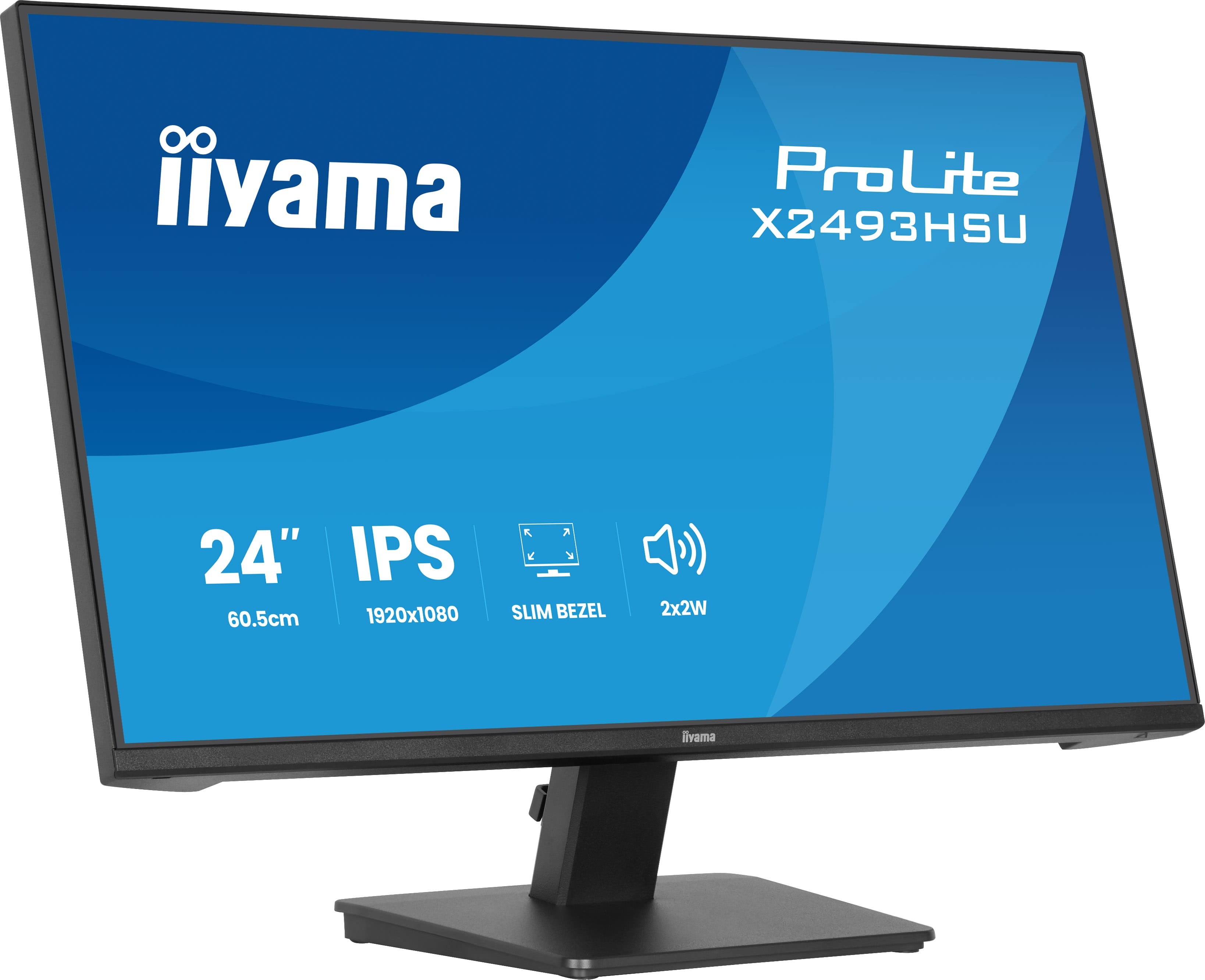 iiyama ProLite X2493HSU-B1 écran plat de PC 60,5 cm (23.8") 1920 x 1080 pixels Full HD LED Noir