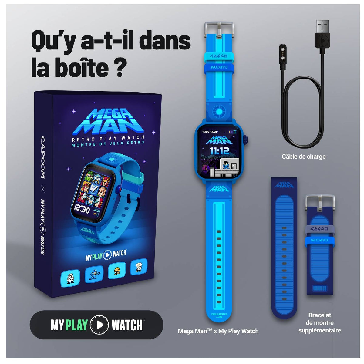 Capcom Montre Mega Man™: My Play Watch