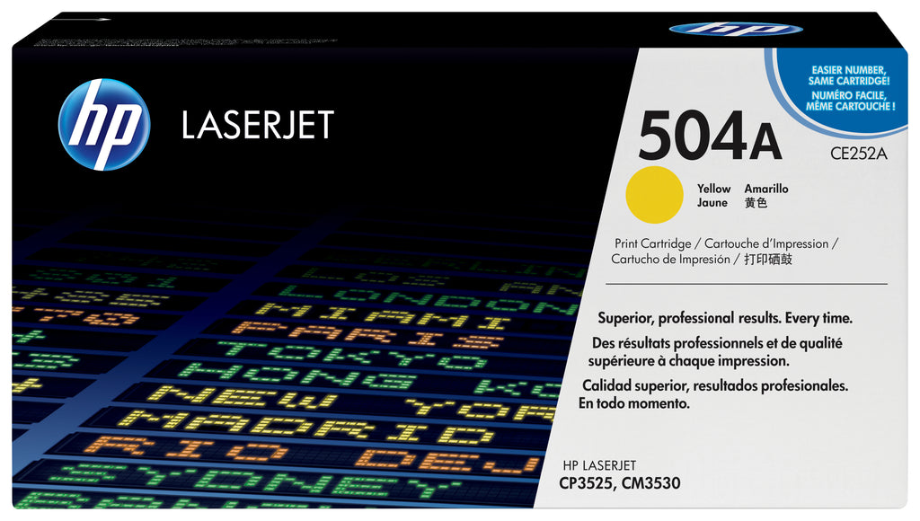 HP 504A Toner LaserJet Jaune Authentique