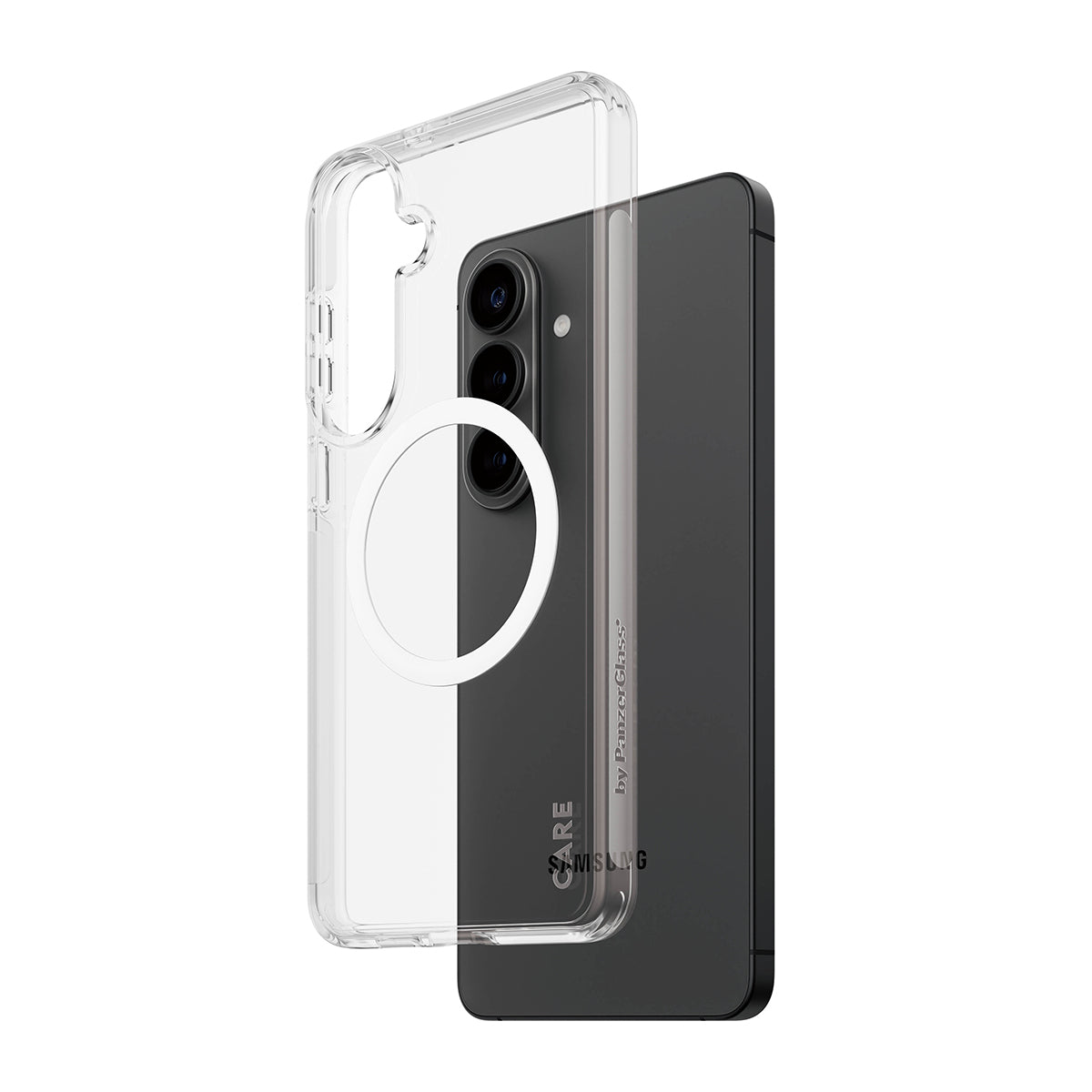PanzerGlass CARE Urban Explorer Coque Transparente avec Qi pour Samsung Galaxy S26+