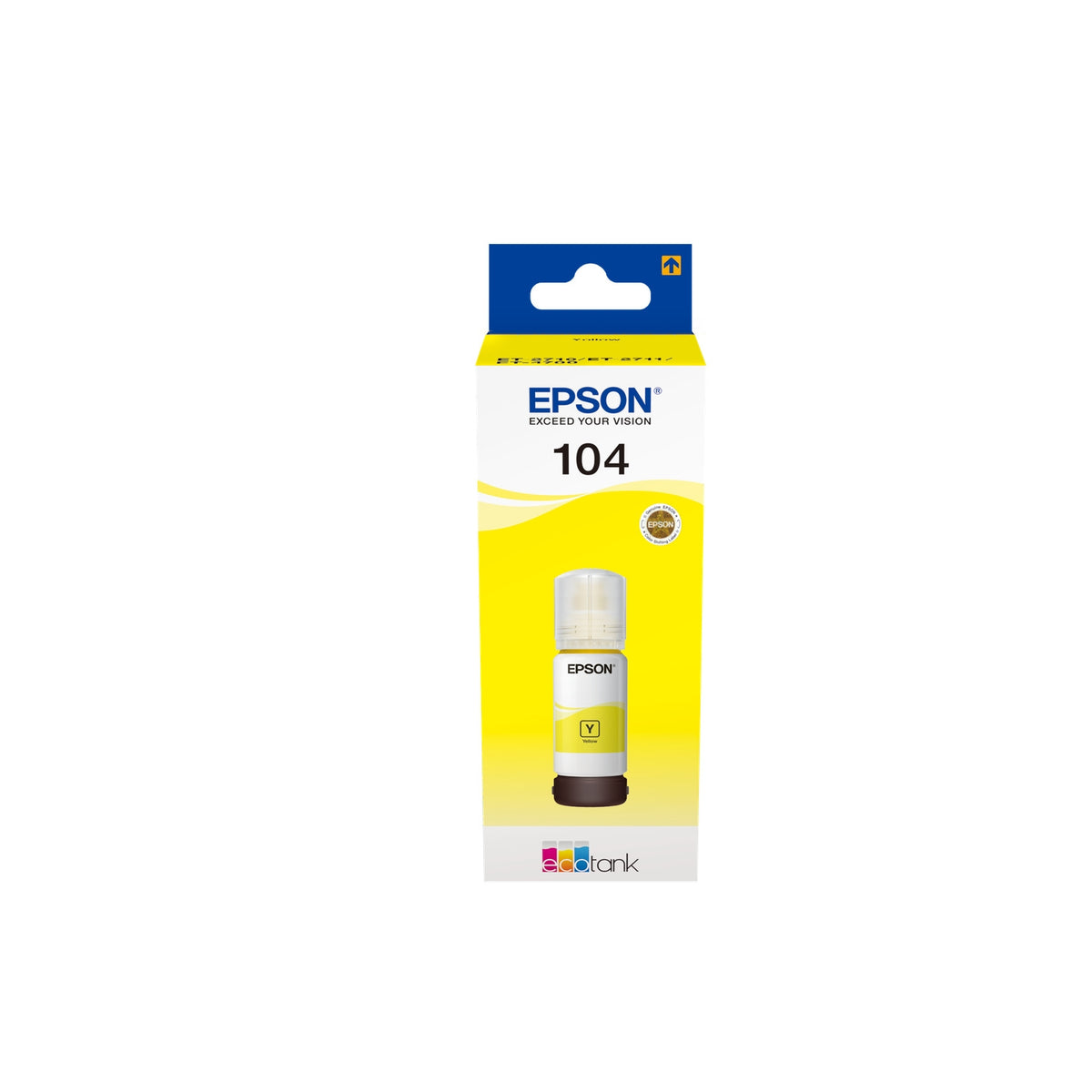 Epson Bouteille d'encre d'origine jaune EcoTank 104