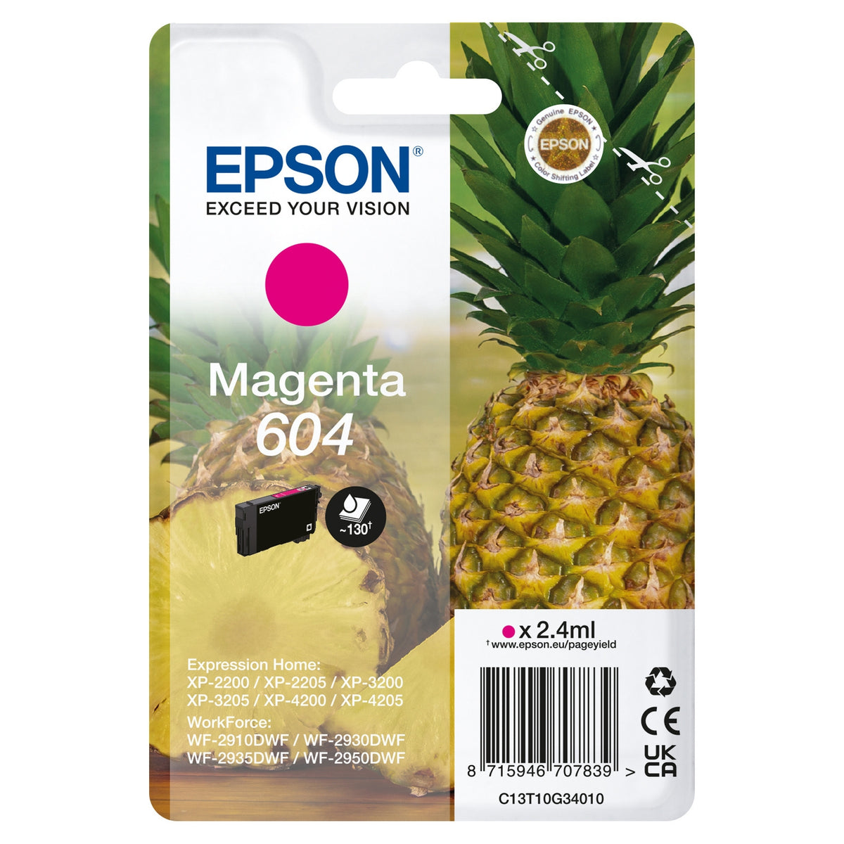 Epson Cartouche d'encre d'origine magenta 604