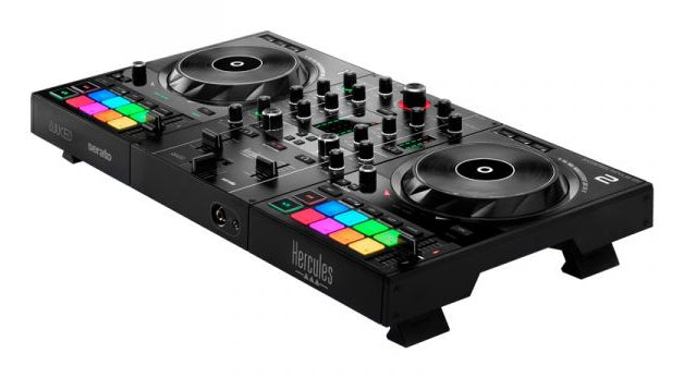 Hercules DJControl Inpulse 500 – Contrôleur DJ USB 2 voies pour Serato DJ Lite et DJUCED (inclus) - Interface audio inté