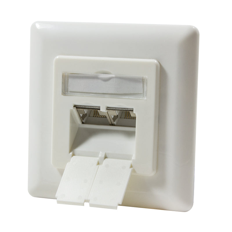 LogiLink NP0023 Prise RJ-45 Métallique, Blanc