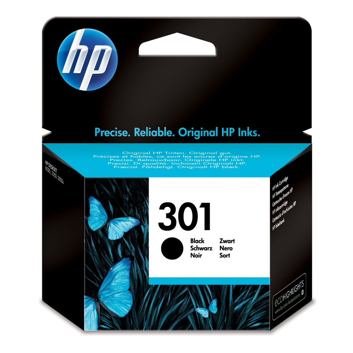 HP Cartouche d'encre d'origine noir 301