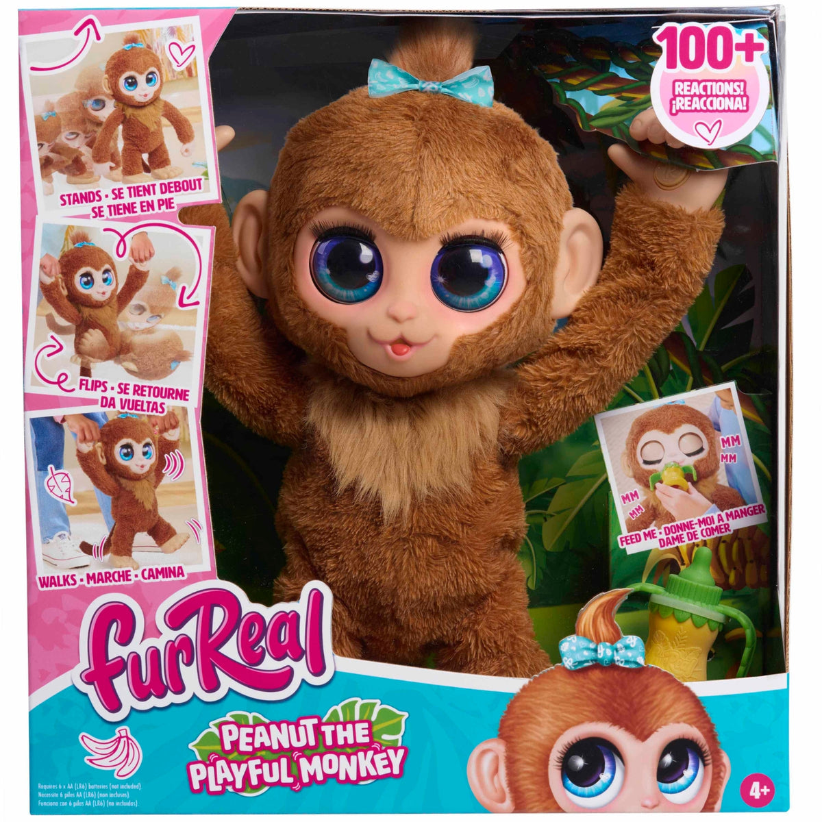 Just Play Peluche Furreal Peanut Le Singe