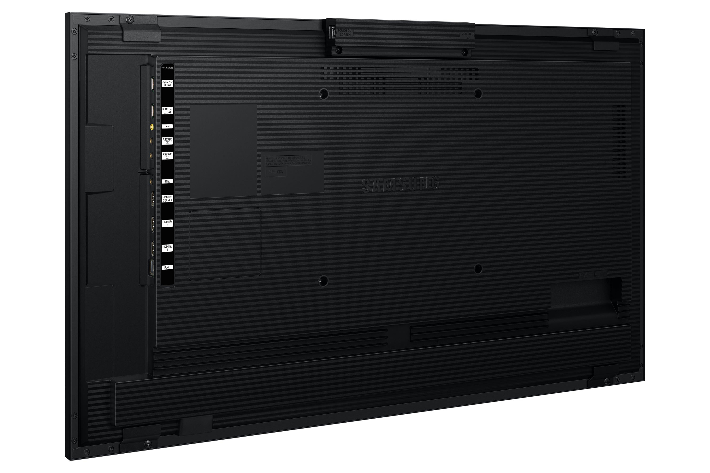 Samsung QM32C-T Écran plat de signalisation numérique 81,3 cm (32") LCD Wifi 400 cd/m² Full HD Noir Écran tactile Tizen 7.0 16/7
