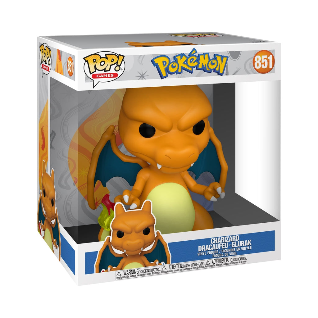Funko Figurine POP! Jumbo Pokémon - Dracaufeu - N° 851