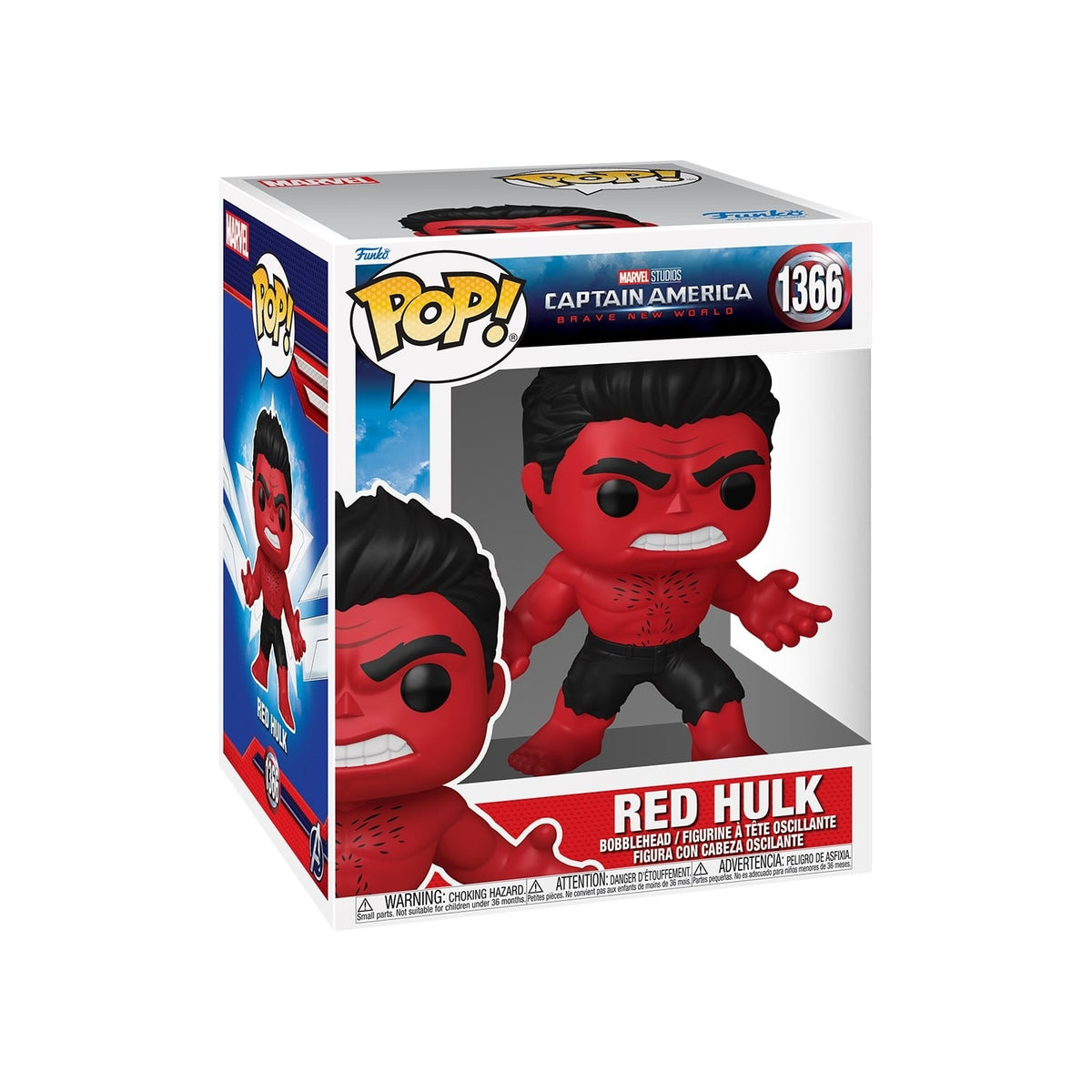 Funko Figurine POP! Captain America Brave New World - Red Hulk - N° 1366