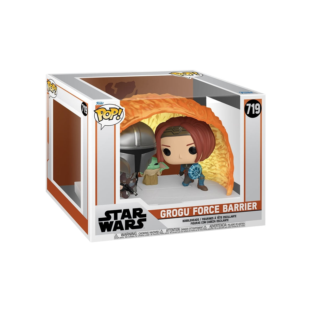 Funko Figurine POP! Star Wars The Mandalorian - Grogu et la barrière de force - N° 719
