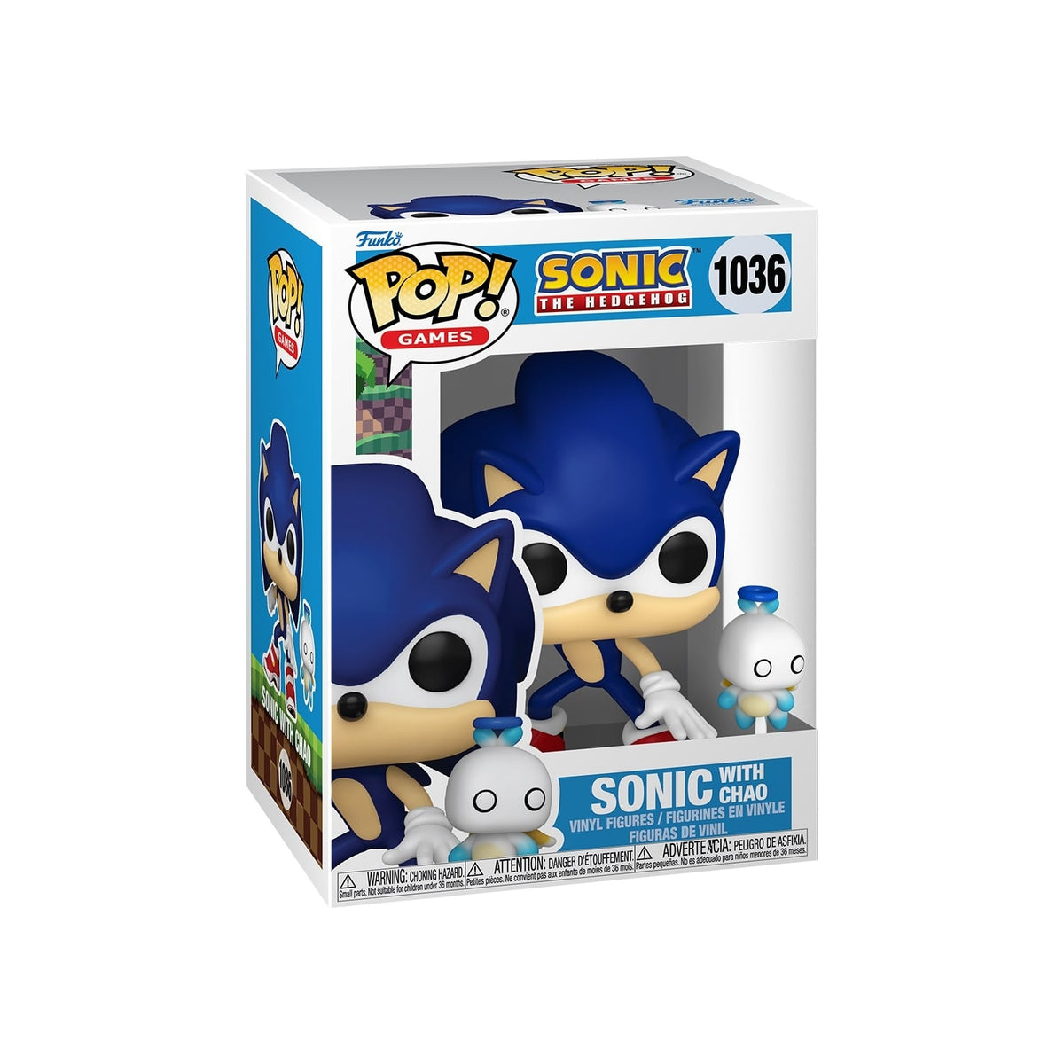 Funko Figurine POP! Sonic - Sonic avec Chao - N° 1036