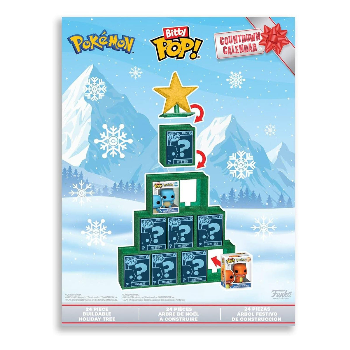 Funko Calendrier de l'Avent Bitty POP! Pokémon