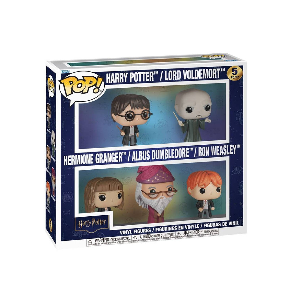 Funko Pack POP! Harry - Voldemort - Hermione - Dumbledore - Ron