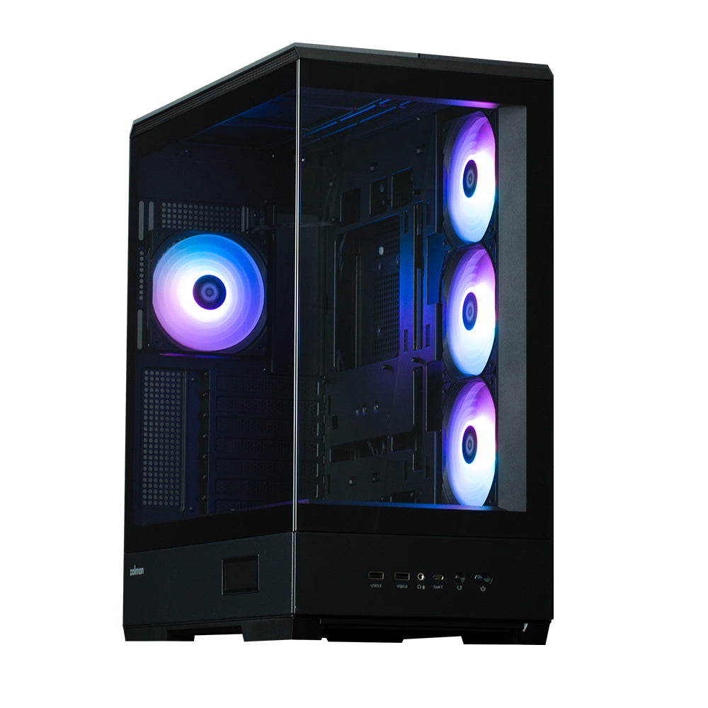 Zalman P50 DS Boîtier PC Tour ATX, Noir (Sans Alimentation)