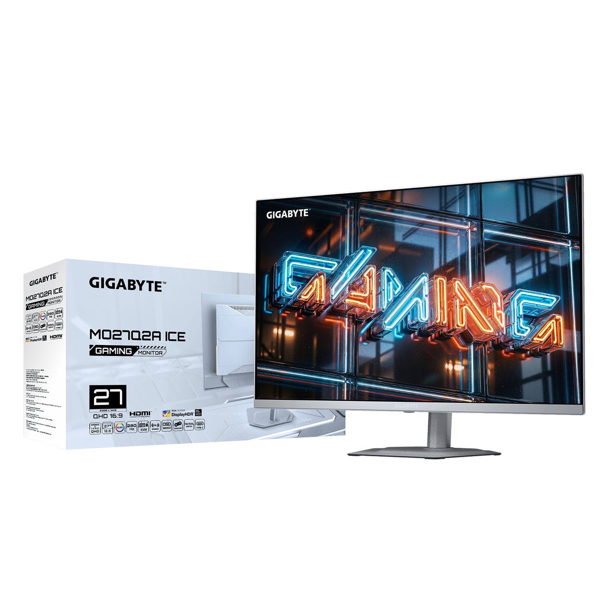 GIGABYTE MO27Q2A ICE Moniteur Gaming OLED 27" 2K QHD 280Hz 0.03ms