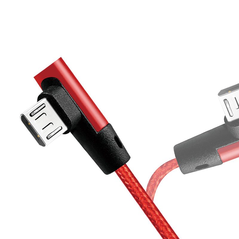 LogiLink CU0149 câble USB USB 2.0 0,3 m USB A Micro-USB B 0,48 Gbit/s Rouge - vue 5