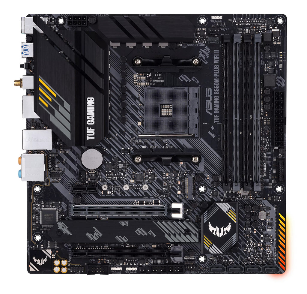 ASUS TUF GAMING B550M-PLUS WIFI II AMD B550 Emplacement AM4 micro ATX