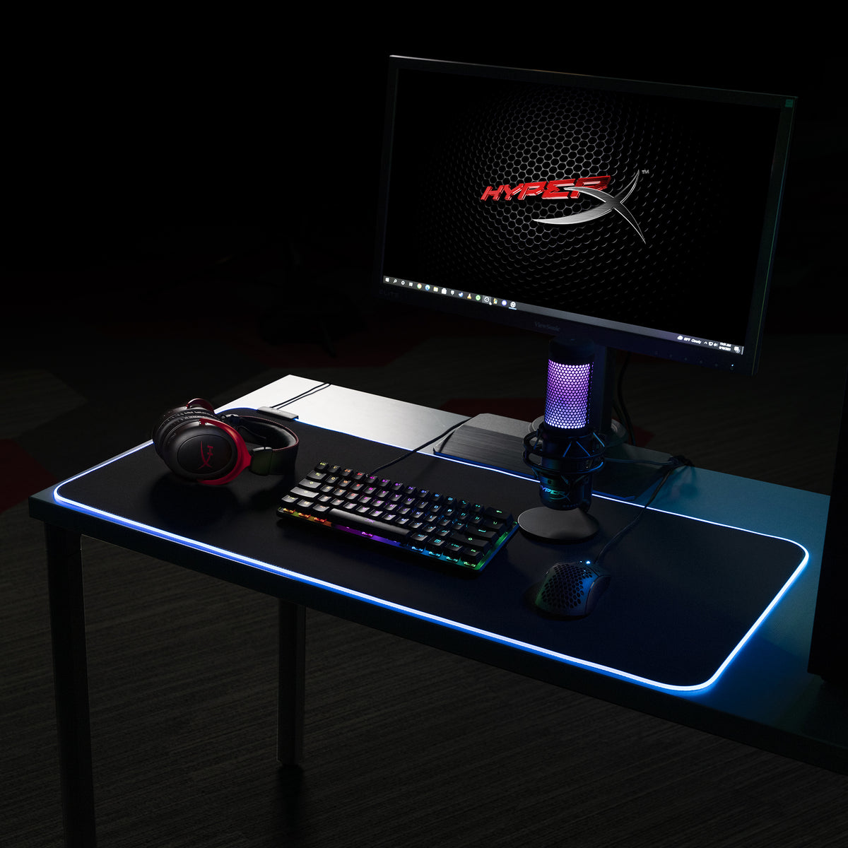 Tapis de Souris Gaming HyperX Pulsefire XXL en Tissu