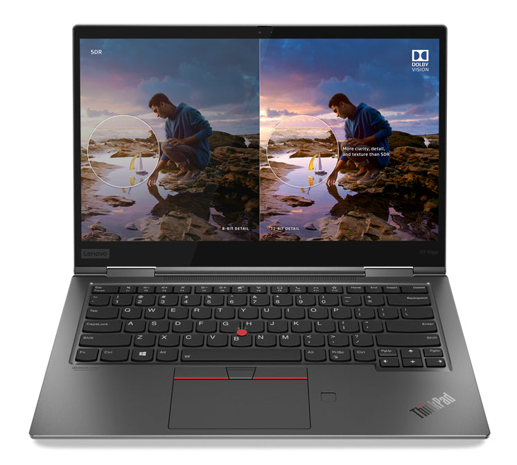 T1A Lenovo ThinkPad X1 Yoga Gen 5 Refurbished Intel® Core™ i5 i5-10310U Ultraportable 35,6 cm (14") Écran tactile Full HD 16 Go LPDDR3-SDRAM 512 Go SSD Wi-Fi 6 (802.11ax) Windows 11 Pro Gris