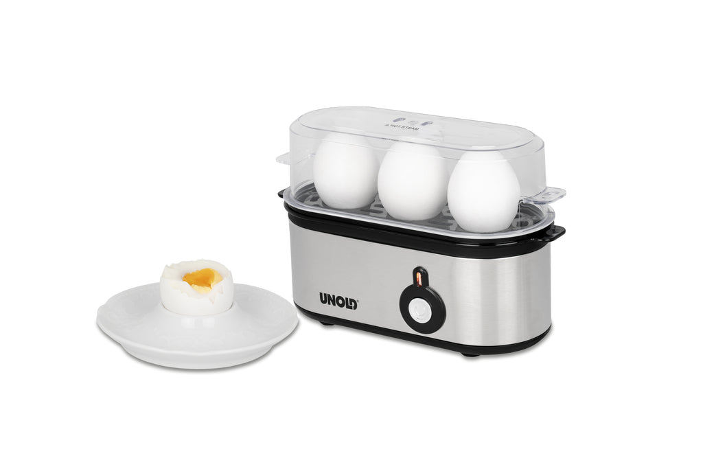 Unold 38610 cuiseur d'oeufs 3 œufs 210 W Acier inoxydable